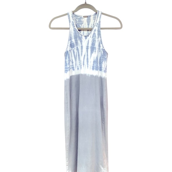 Monrow Tie-Dye tank top Sleeveless Dress - Picture 1 of 7